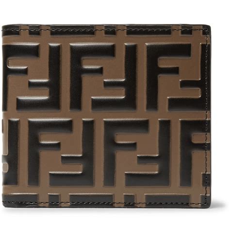 fendi wallet brown